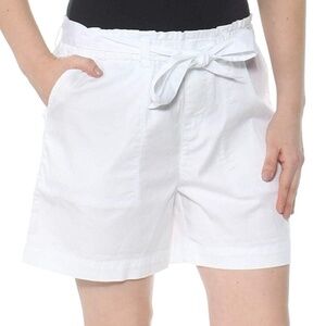 White Cargo Linen like Sanctuary "Standard Surplus" Shorts